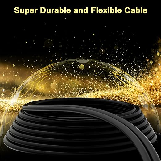 Right Angle RCA Cable 20 FT, 90 Degree 2RCA to 2RCA Stereo Audio Cable - Image 5