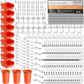 INCLY 330PCS Upgraded Pegboard Accessories Organizer Kit, Peg Board Hooks by INCLY