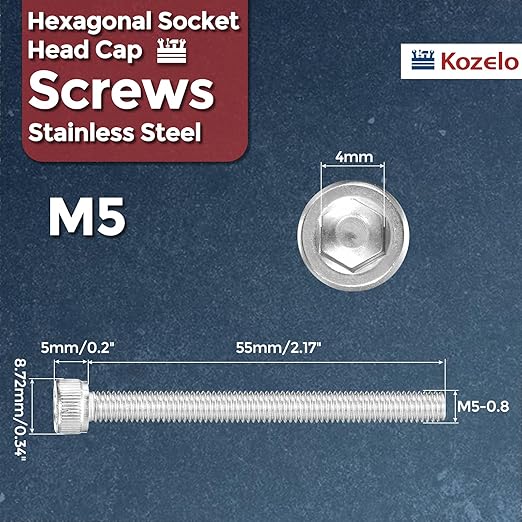 Kozelo 10pcs Socket Head Cap Screws - Image 2