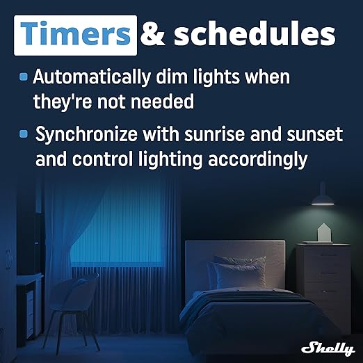 Shelly Plus Wall Dimmer UL | WiFi Smart Wall Dimmer Switch | Home Automation | - Image 3