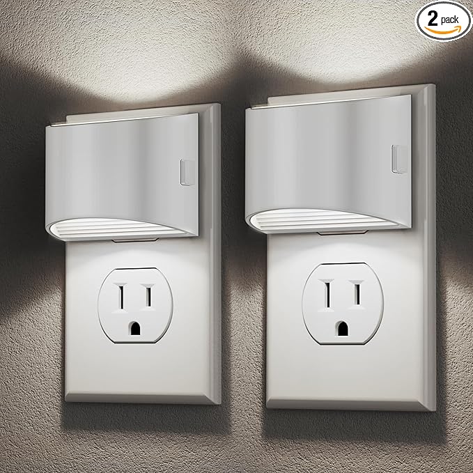DORESshop LED Night Light, Night Lights Plug into Wall, 3 Level Brightness by DORESshop