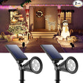 2 Pack Solar Spotlights Outdoor Waterproof by FALOVE