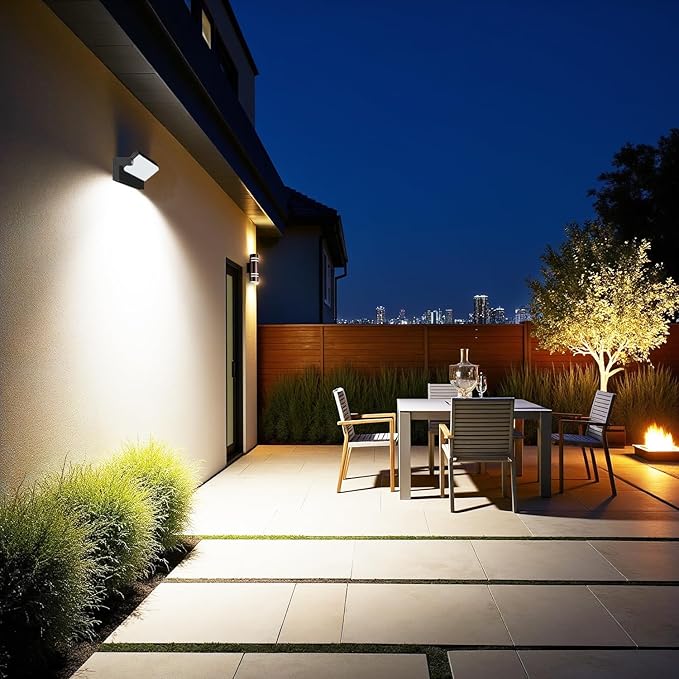 WISELUME 60W LED Outdoor Wall Light – 360° Adjustable Head, Motion Sensor - Image 9