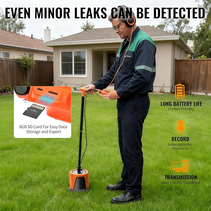 PQWT L3000 Acoustic Water Leak Detector - Image 5
