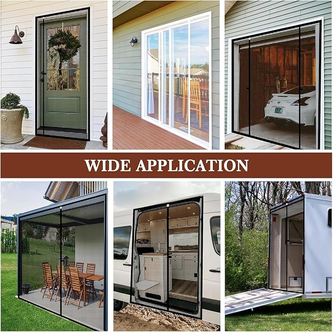Yotache Customized Magnetic Screen Door, Anti-Tearing Reinforced Screens - Image 7
