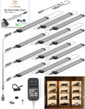 EBD LED Under Shelf Lights, 4-Way Splitter Light Bar, 12-Panel Cabinet Lighting by ExcelBrighterDevelopmentLtd