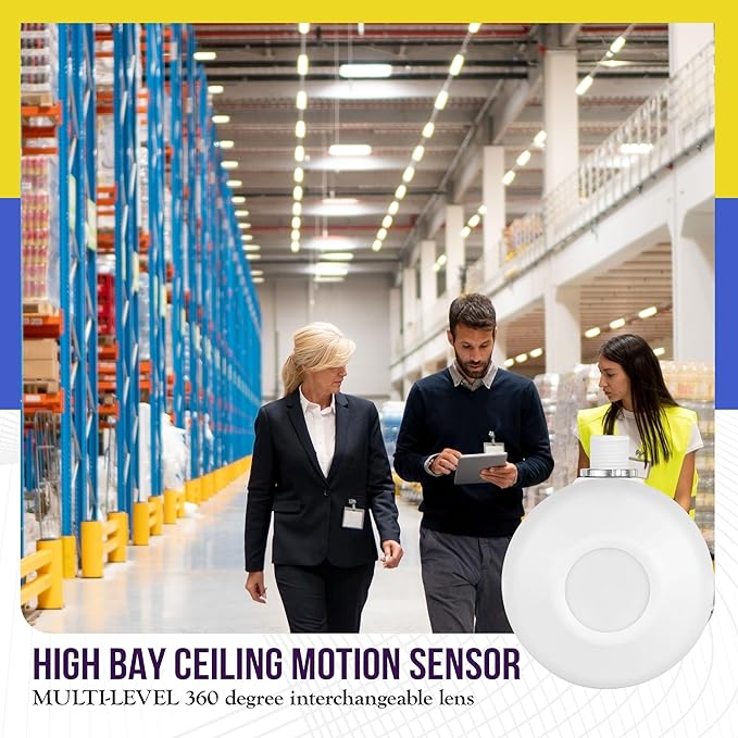 ENERLITES High Bay Ceiling Motion Sensor, Passive Infrared PIR Ceiling Sensor - Image 5