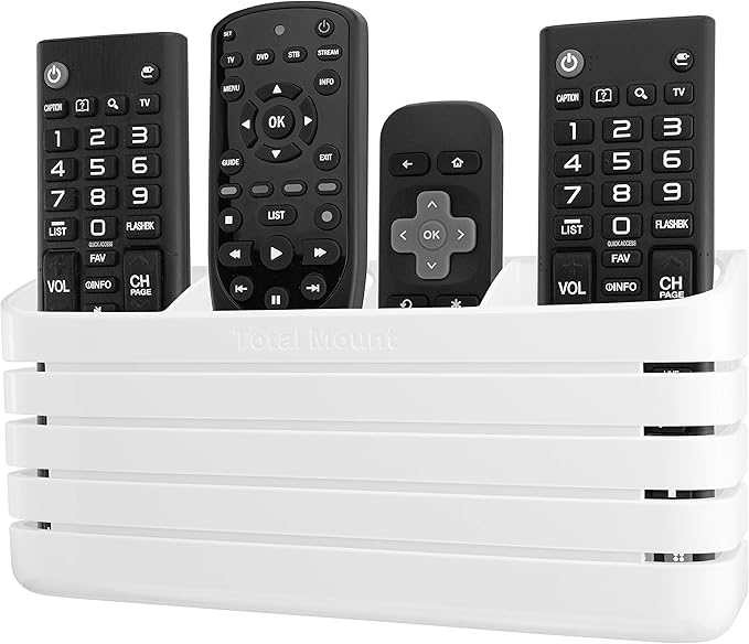 TotalMount Hole-Free Remote Holder – Eliminates The Need to Drill Holes in Your by TotalMount