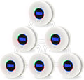 Kesymo 6Pack Upgraded Interlinked Smoke Carbon Monoxide Detector, Battery by Unknown