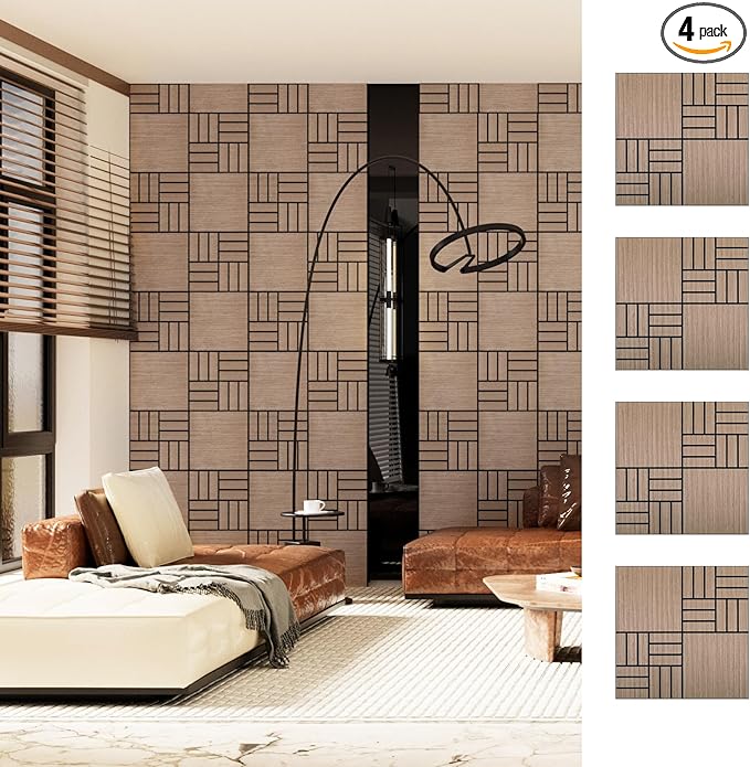 ARMURO 4 Packs Acoustic Wall Panels by ARMURO
