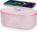 Odokee Wireless Charging Alarm Clock Radio: Qi Certified Fast Wireless Charger by Odokee