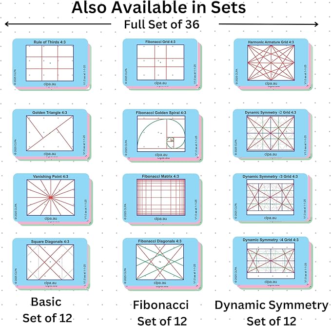 CLPA DSLR 3:2 Photographic Viewfinder Set: All viewfinders in 3:2 Aspect Ratio - Image 4