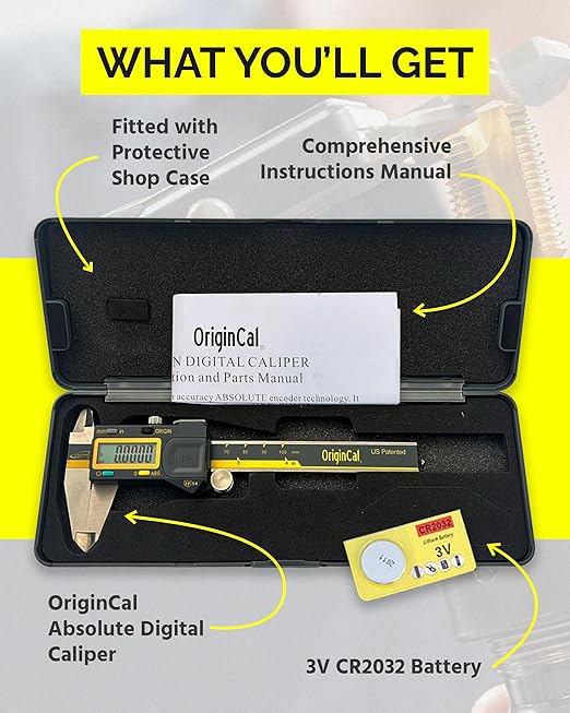 iGAGING Absolute Origin 0-8" Digital Caliper, IP54 Stainless Steel, SPC/USB - Image 6