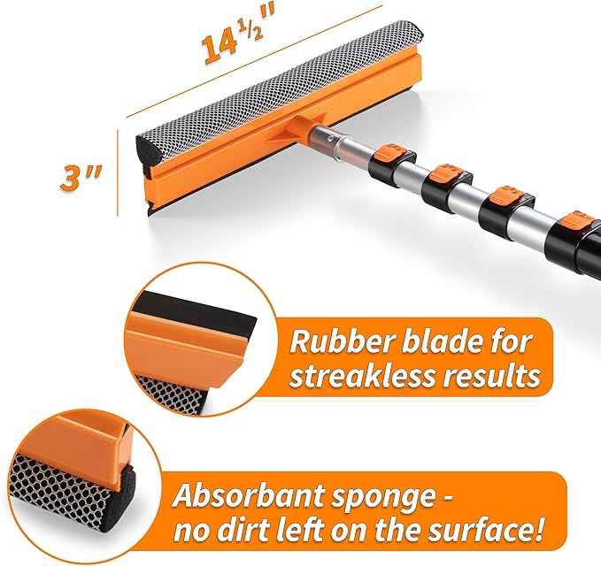 5-18 ft Window Washer Squeegee Kit - Image 5