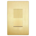 LIDER Brushed Gold Minimalist Design Decorator Switch by LIDER