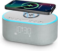 Odokee Wireless Charging Alarm Clock Radio: Qi Certified Fast Wireless Charger by Odokee