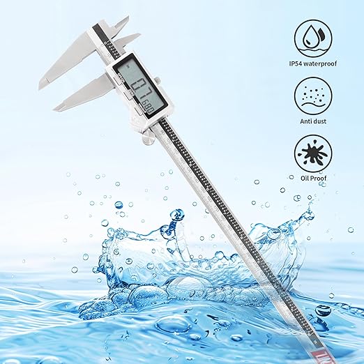 Unipec 12 Inch Digital Caliper, 150mm Calipers Measuring Tool - Image 2