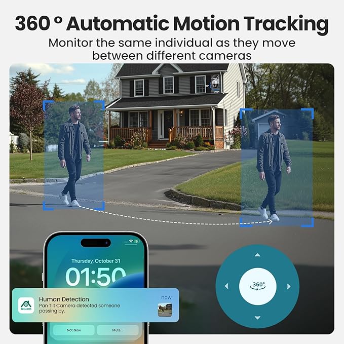SOLIOM- True 8MP HD Security Cameras Outdoor Wireless, Add-On Camera, Solar - Image 8