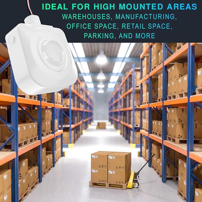 EverElectrix Ceiling Occupancy Motion Sensor, Passive Infrared Technology - Image 4