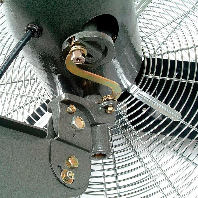 Global Industrial Commercial Wall Mount Fan, Fixed and Oscillating, 1/3 HP - Image 6