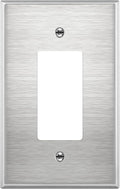 ENERLITES Decorator Switch or Receptacle Outlet Metal Wall Plate, Corrosion by Enerlites