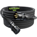 XLR Cables 10ft 1 Pack, Professional Gold-Plated Rean Connectors from Neutrik by AA