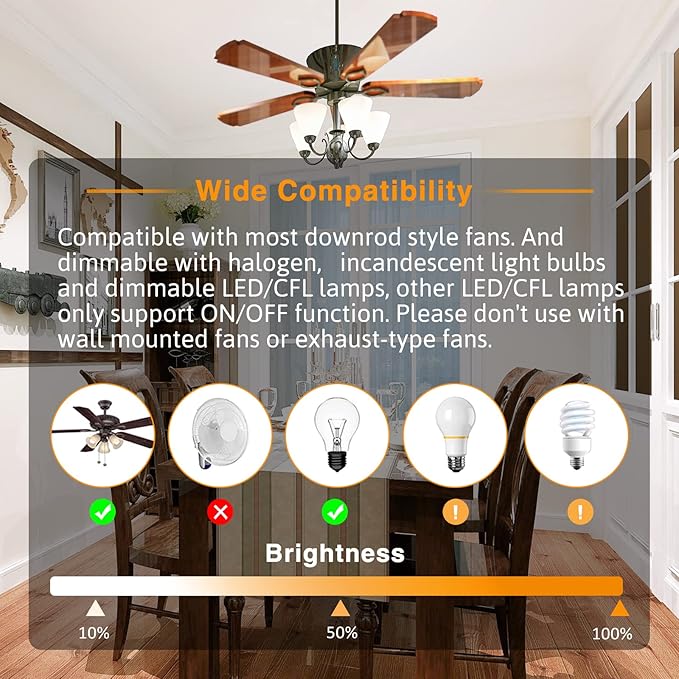2 Pack Universal Ceiling Fan Remote Control Kits - Image 4