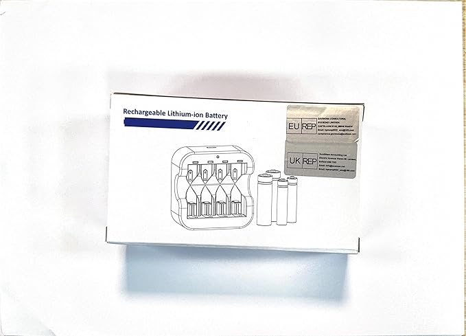CZVV Rechargeable AA Lithium 1.5V Batteries 4-Pack, 3500mWh Full-Recharged - Image 2