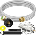 10FT Stainless Braided Propane Adapter Hose by NQN