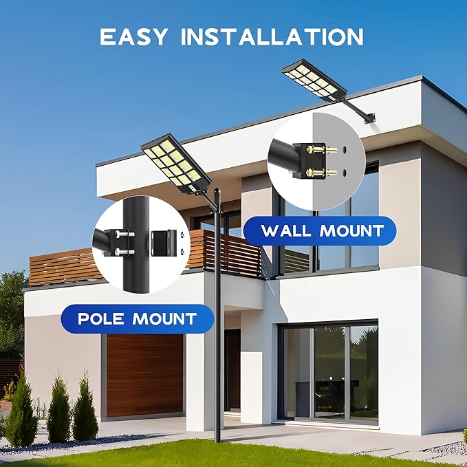 Solar Lights Outdoor Waterproof, 8000W Solar Street Light - Image 6