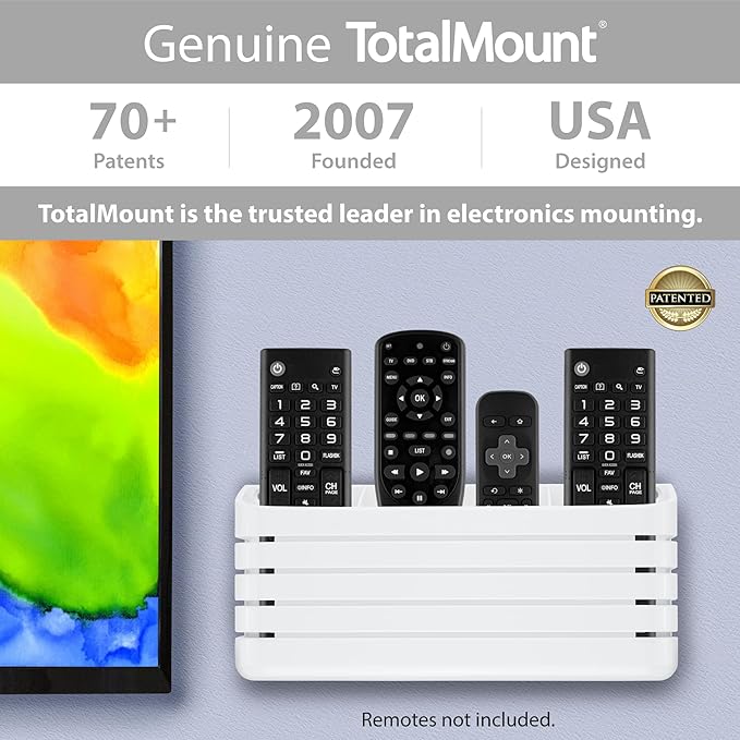 TotalMount Hole-Free Remote Holder – Eliminates The Need to Drill Holes in Your - Image 6