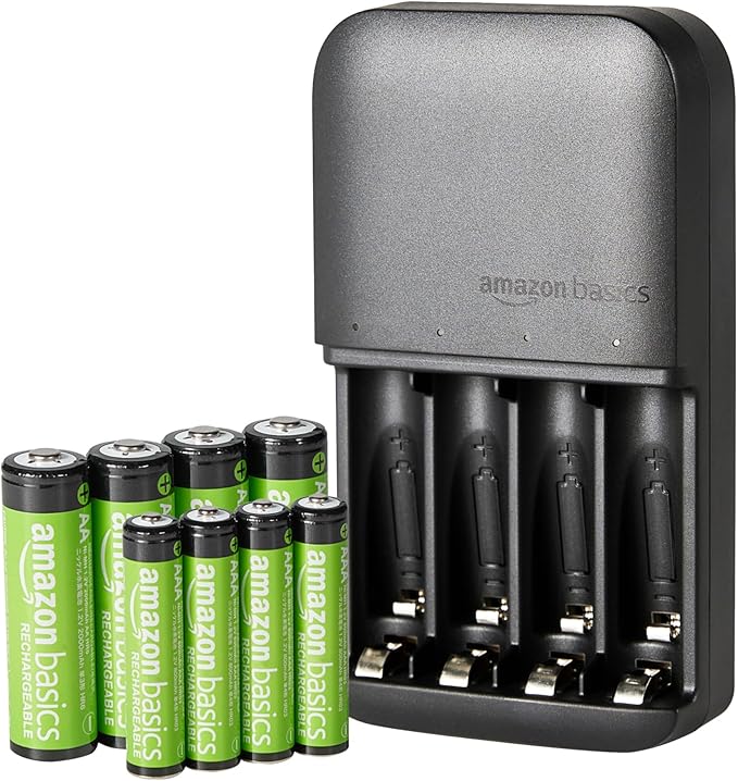 Amazon Basics NiMh Rechargeable Batteries by AmazonBasics