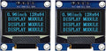 Haldzemo 0.96" OLED Display Module I2C IIC Serial 128X64 SSD1306 LCD Screen VCC by Haldzemo