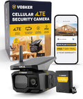 Vosker VKX Construction Pack Solar 4G LTE Security Camera, Wireless Outdoor by Vosker