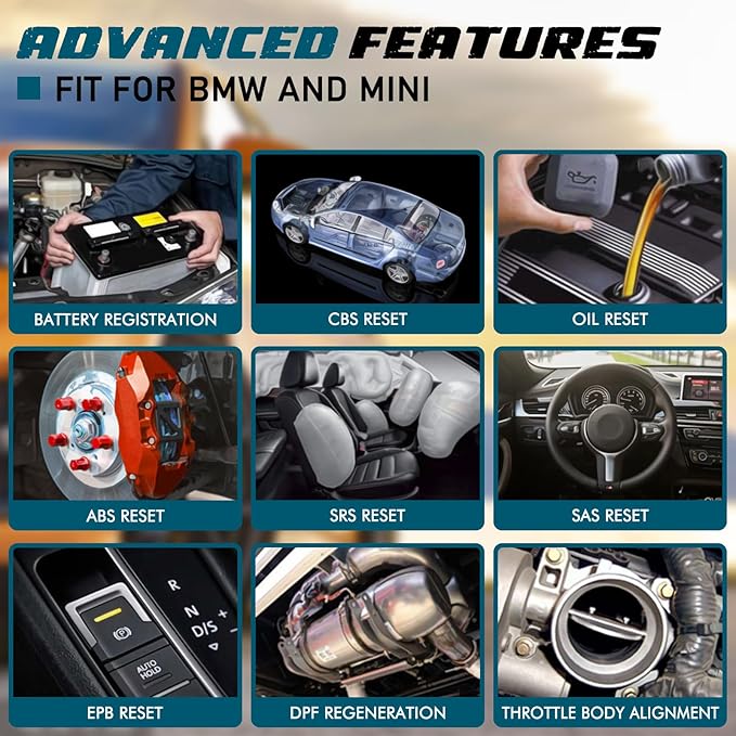 Creator C420 OBD2 Scanner Fit for BMW Mini Full Systems OBD-II Diagnostic Tool - Image 5