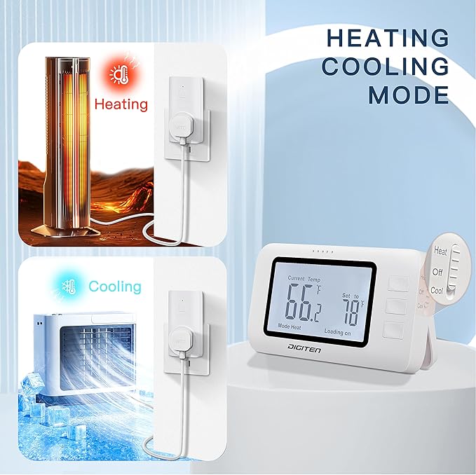 Wireless Thermostat for House, SENSTREE Remote Temperature Controller, - Image 4