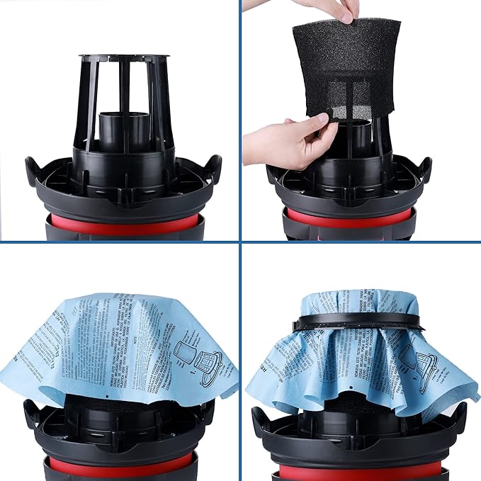 Shop-Vac 90107 Paper Disc Filter and 90585 Foam Sleeve Filter, - Image 5