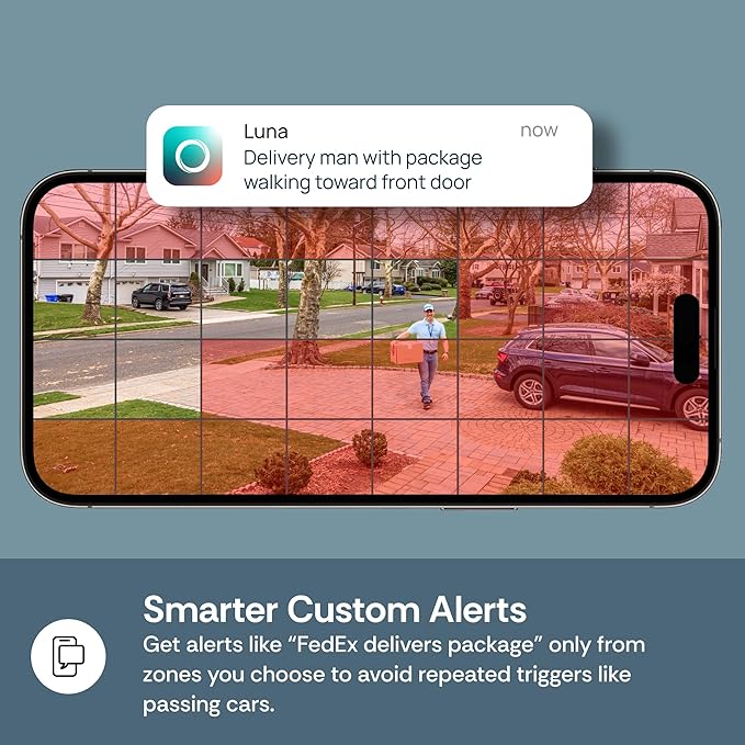 Luna Doorbell Camera Wireless, AI Human/Package Detection, Instant Alerts - Image 6