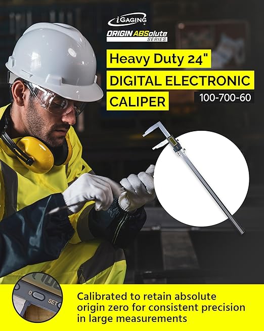 iGAGING Absolute Origin Heavy Duty 24" Digital Caliper, IP54 Electronic - Image 2