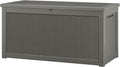 NUNU LAB 300 Gallon Outdoor Storage Box, Resin Large Sturdy Deck Box, Backyard by NUNULAB