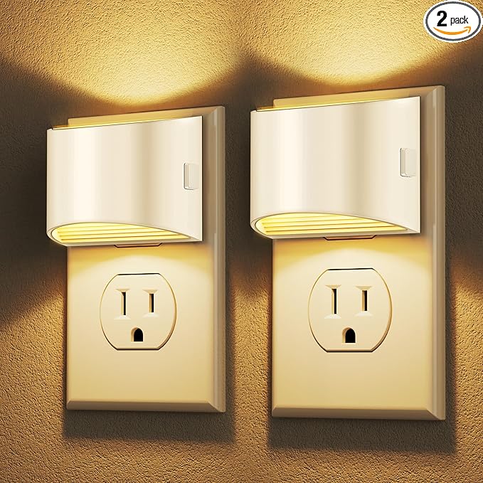 DORESshop LED Night Light, Night Lights Plug into Wall, 3 Level Brightness by DORESshop