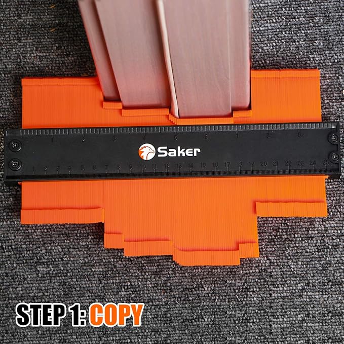 Saker Contour Gauge Tool for Woodworking & DIY, Profile Gauge - Image 4
