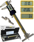 iGAGING Absolute Origin 0-6" Digital Caliper, IP54 Stainless Steel, SPC/USB by iGaging