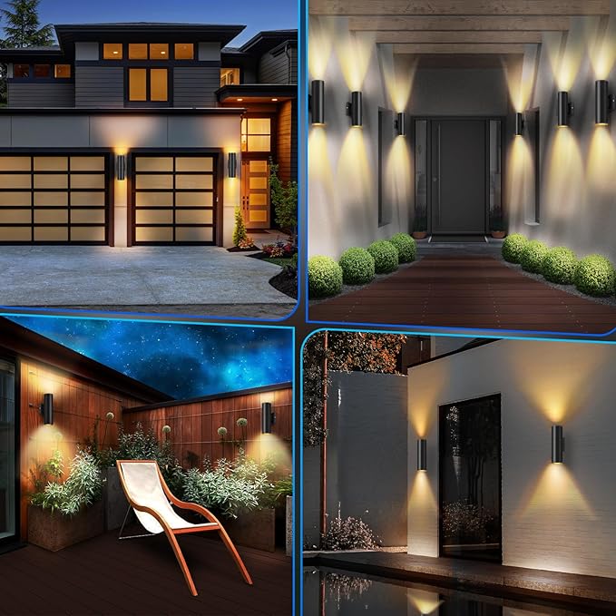RIDALUX Dusk to Dawn Outdoor Light Fixtures: 4 Pack IP65 Waterproof Exterior - Image 7