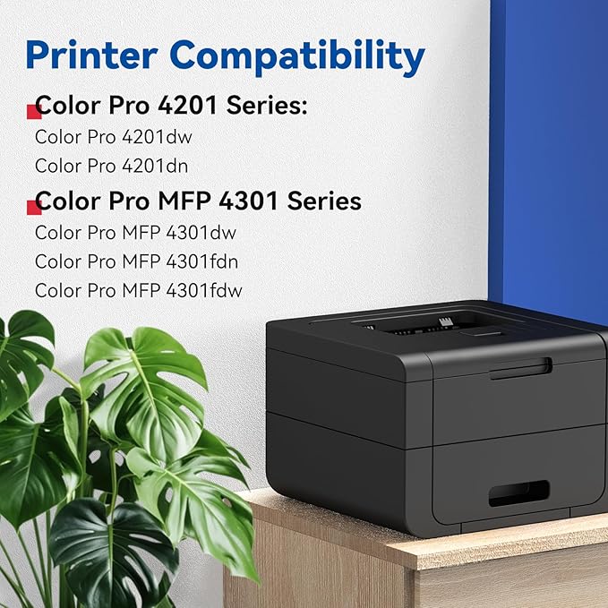 210X High-Yield Toner Cartridge 4 Pack Compatible Replacement - Image 2