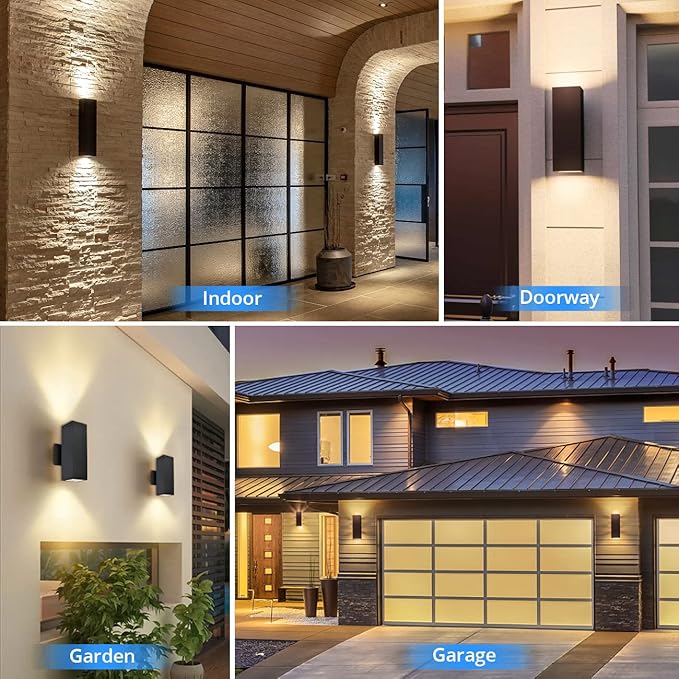 wowlite Modern Up Down Wall Lights Outdoor - Image 8