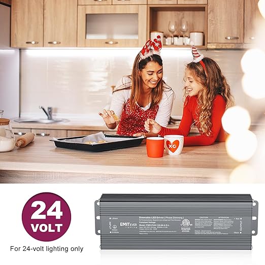 EMITEVER 120W Triac Dimmable LED Driver, Power Supply, AC 120V to DC 24V - Image 9