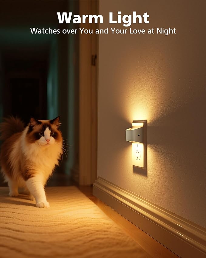 VOLISUN Night Lights Plug into Wall, 6 Pack Up and Down LED Night Light - Image 5