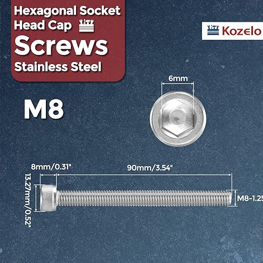 Kozelo 10pcs Socket Head Cap Screws - Image 2