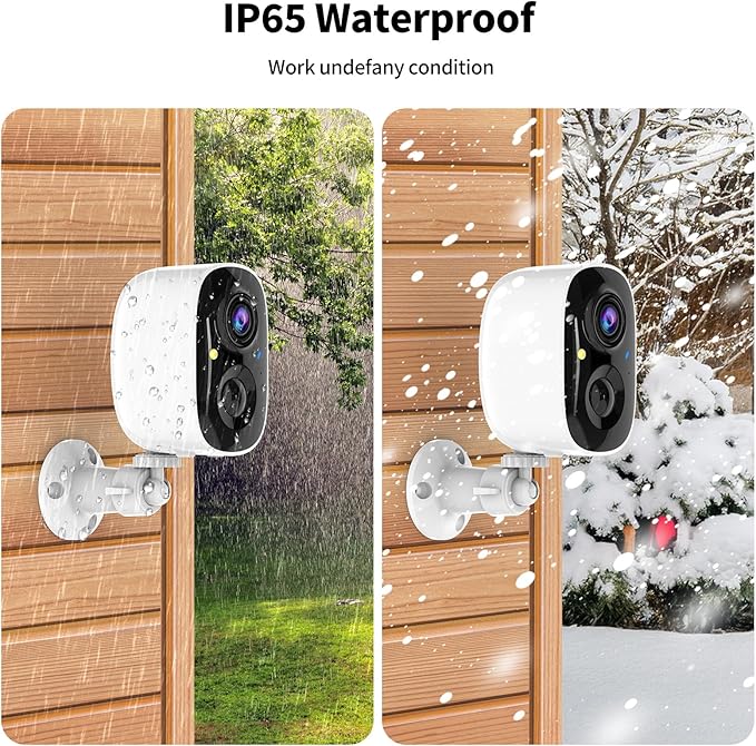 Security Cameras Wireless Outdoor, 2K Indoor WiFi Wireless Cameras, Outside - Image 7